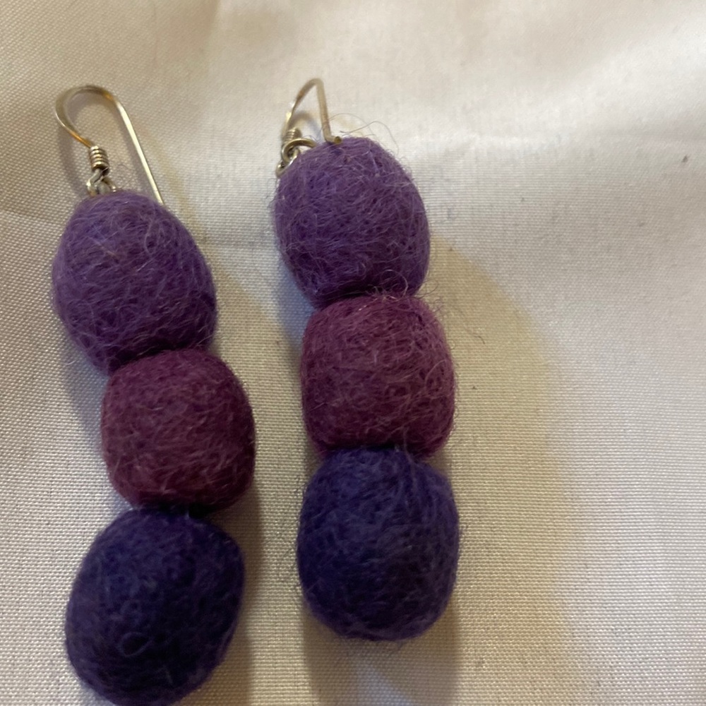 earrings "Purple